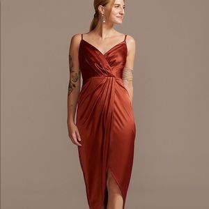 Beautiful dress for a wedding guest. Wore once for a wedding. It is dry cleaned